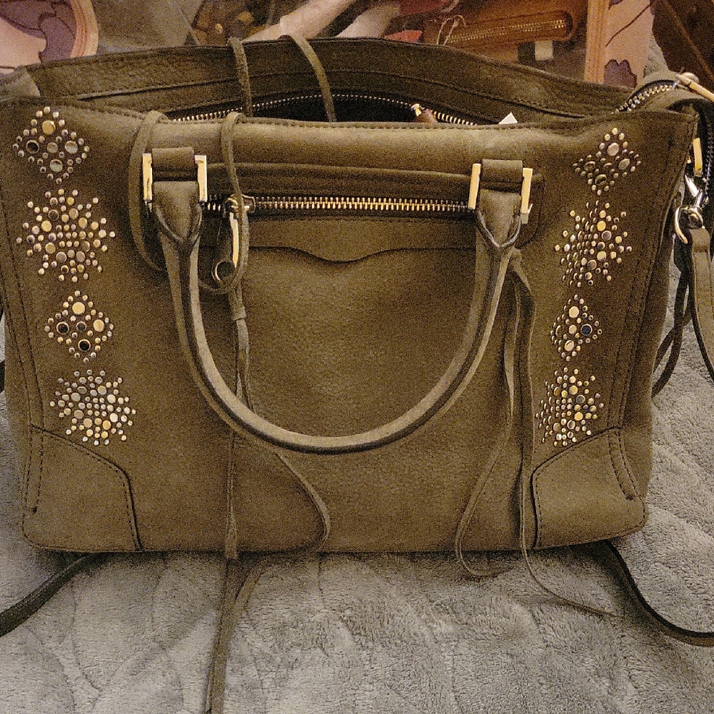Rebecca Minkoff Olive Studded Shoulder Bag